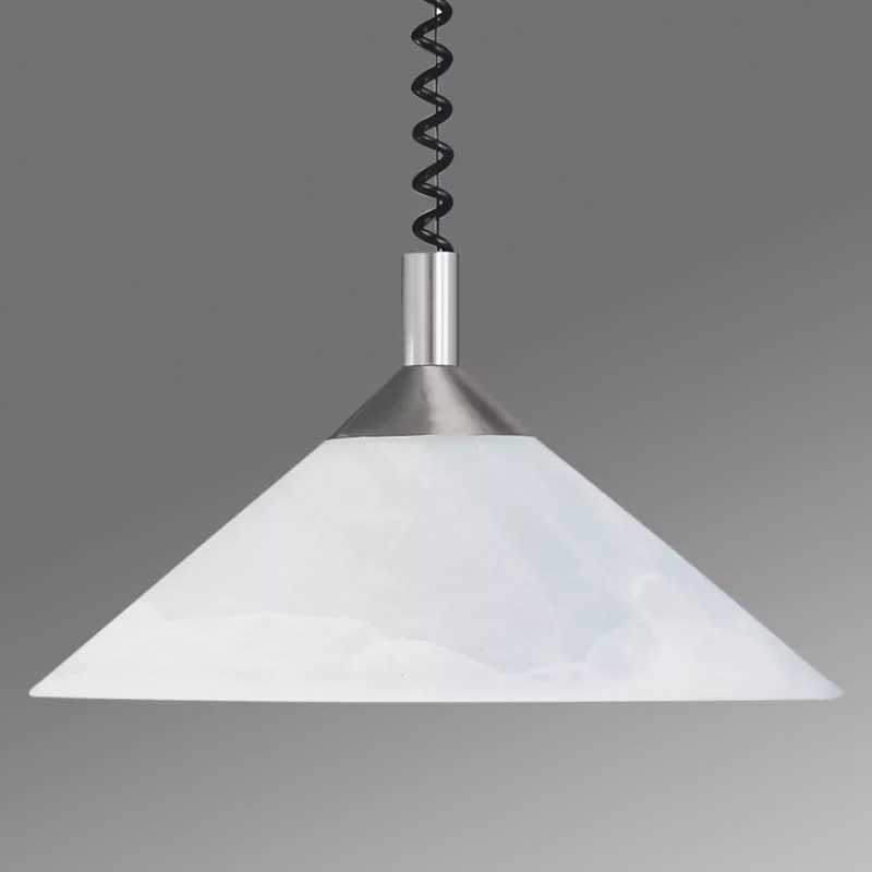 B-Ware Hufnagel Saturn verstellbare Hängeleuchte nickel matt Hängelampe Deckenlampe E27