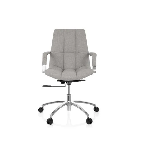 B-Ware hjh OFFICE Bürostuhl Drehstuhl SARANTO Schreibtischstuhl Sessel Stoff hellg867
