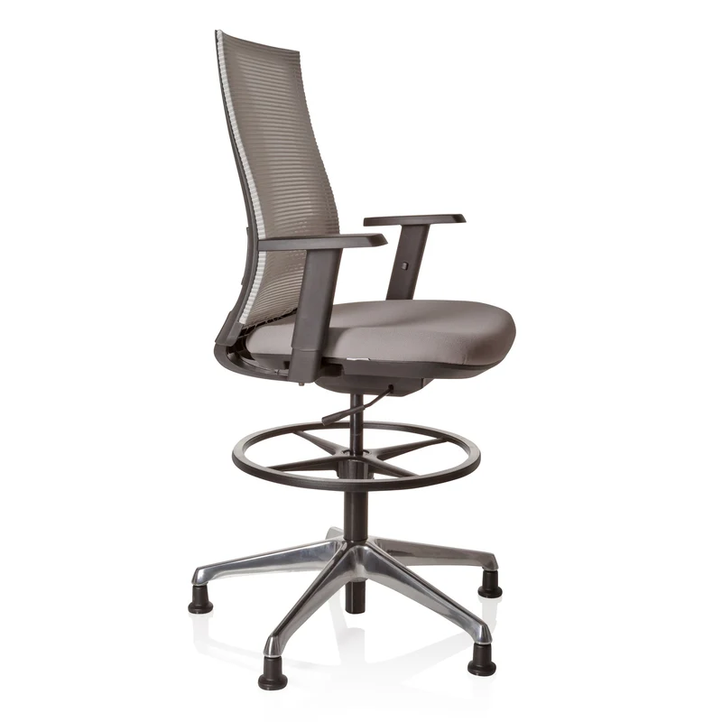 B-Ware hjh OFFICE Arbeitsstuhl Counterstuhl Drehstuhl TOP WORK 99 grau SIEHE TEXT/FOTOS