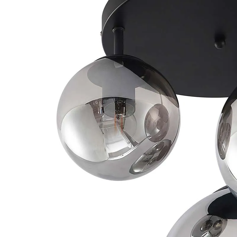 B-Ware Lindby Teeja Deckenlampe Deckenleuchte Deckenlicht Lampe grau SIEHE TEXT/FOTO