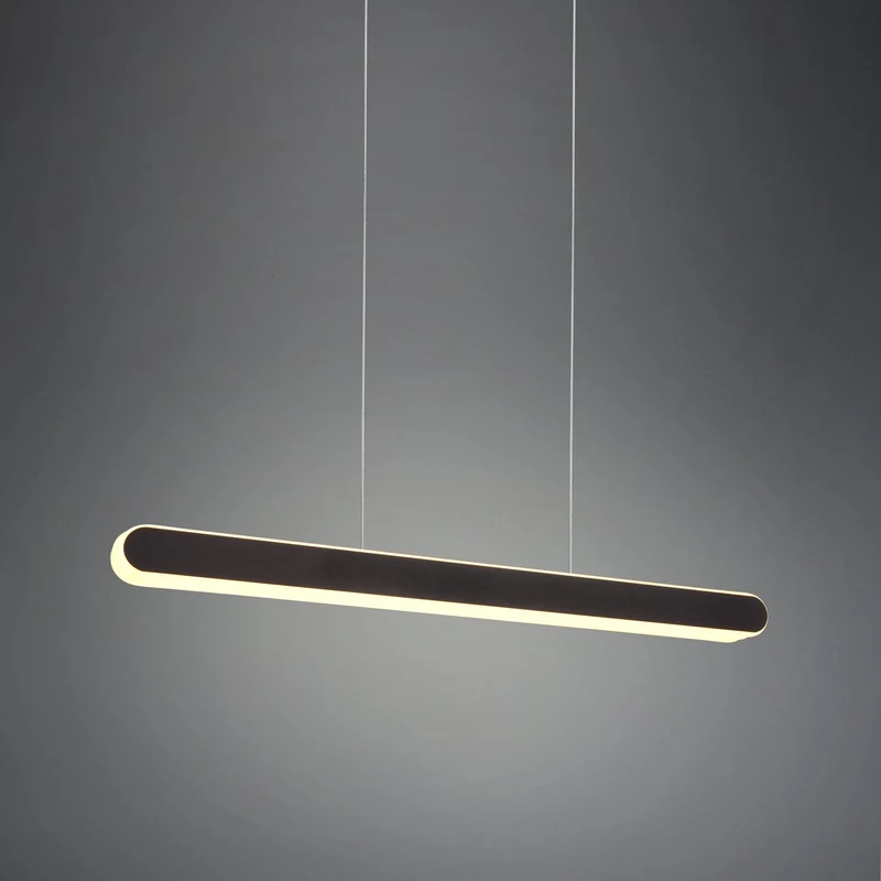 B-Ware Trio Lighting LED-Hängeleuchte Helios Hängeleuchte ausziehbar dim CCT schwarz