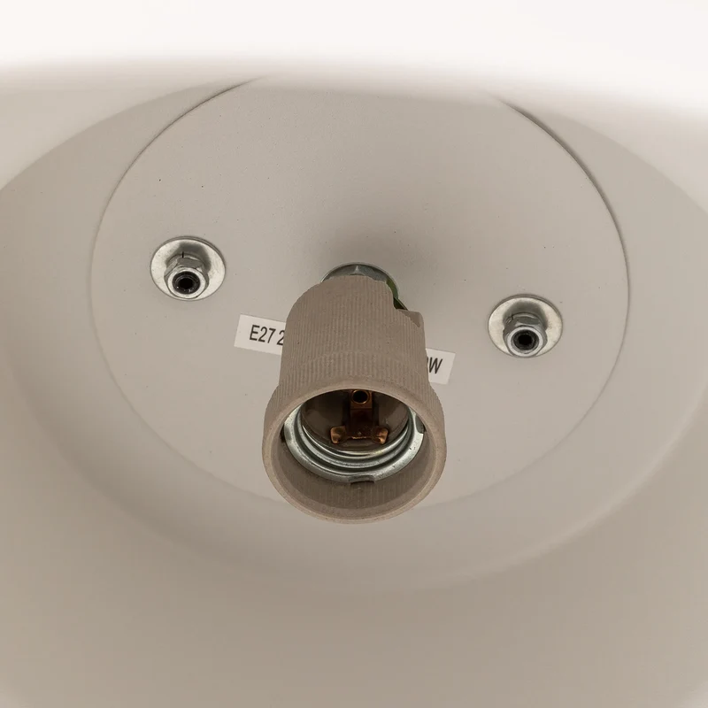 B-Ware HKliving Hängeleuchte Pendelleuchte Metall weiß matt Factory L Lampe Ø 50 cm