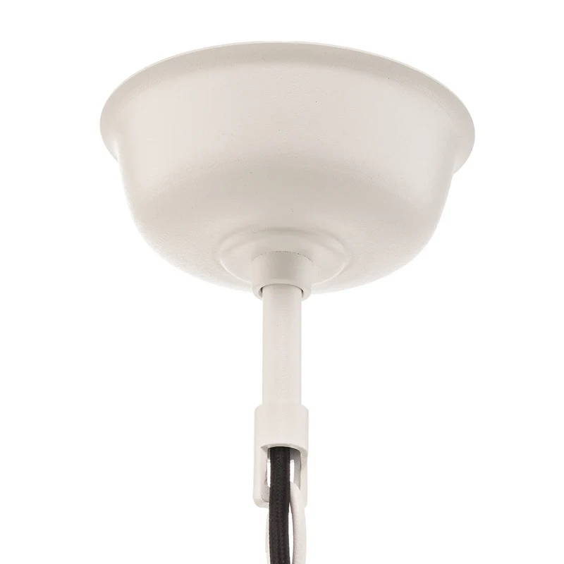 B-Ware HKliving Hängeleuchte Pendelleuchte Metall weiß matt Factory L Lampe Ø 50 cm