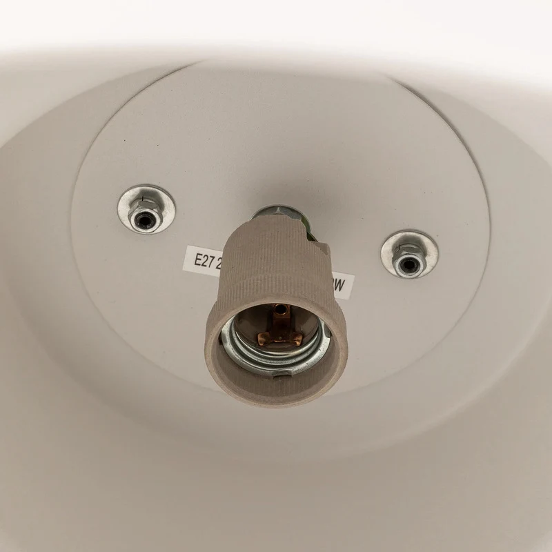 B-Ware HKliving Hängeleuchte Pendelleuchte Metall weiß matt Factory L Lampe Ø 50 cm
