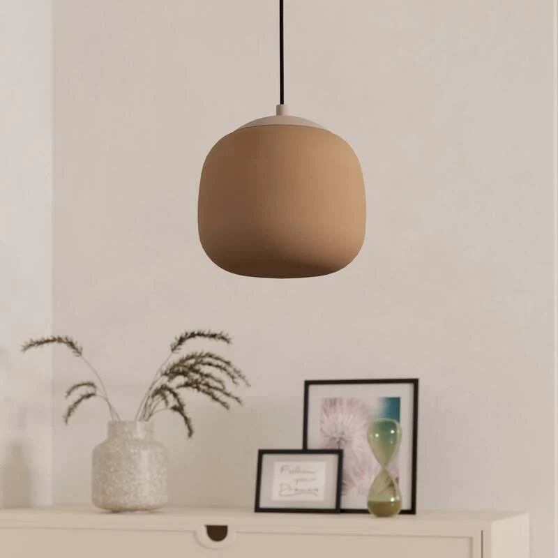 B-Ware EGLO Hängeleuchte Cominio Hängelampe Deckenlampe Leuchte taupe sand einflammig