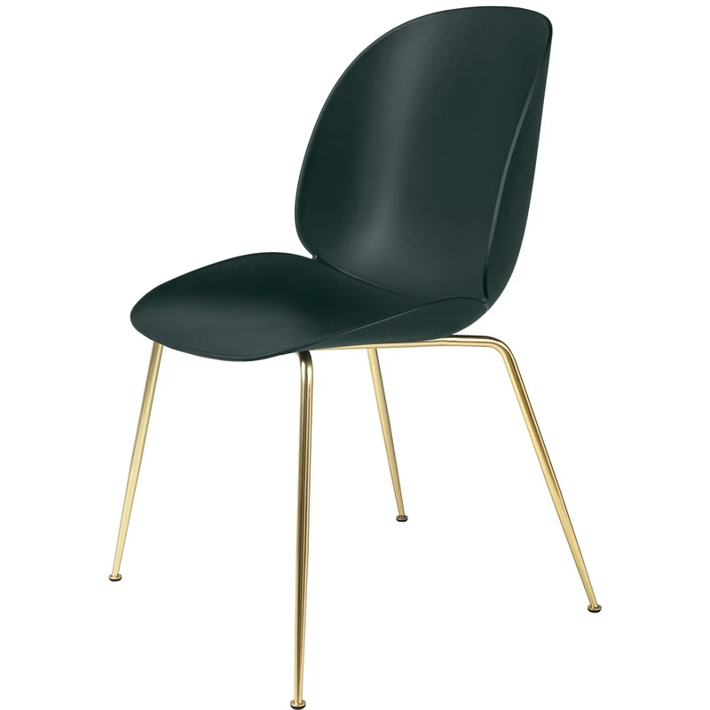 GUBI Beetle Stuhl Sitzmöbel Esszimmerstuhl Chair Sitz Dunkelgrün SIEHE TEXT/FOTO