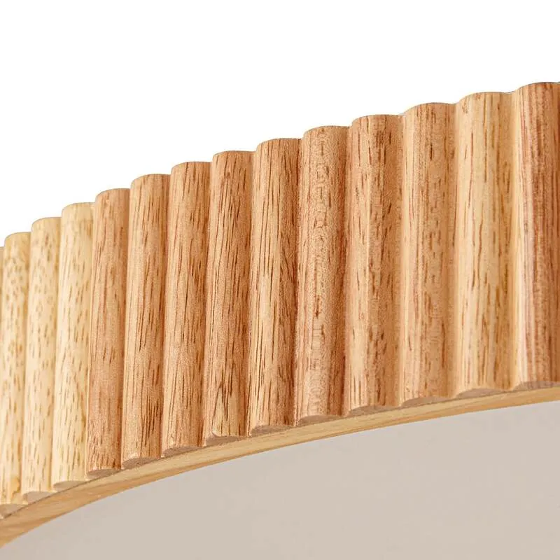 B-Ware Lindby Deckenleuchte Deckenlampe LED Fernbedienung weiß Holz Wohnbereich dimm280
