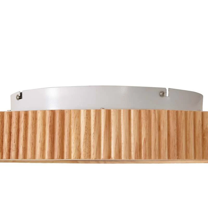 B-Ware Lindby Deckenleuchte Deckenlampe LED Fernbedienung weiß Holz Wohnbereich dimm280