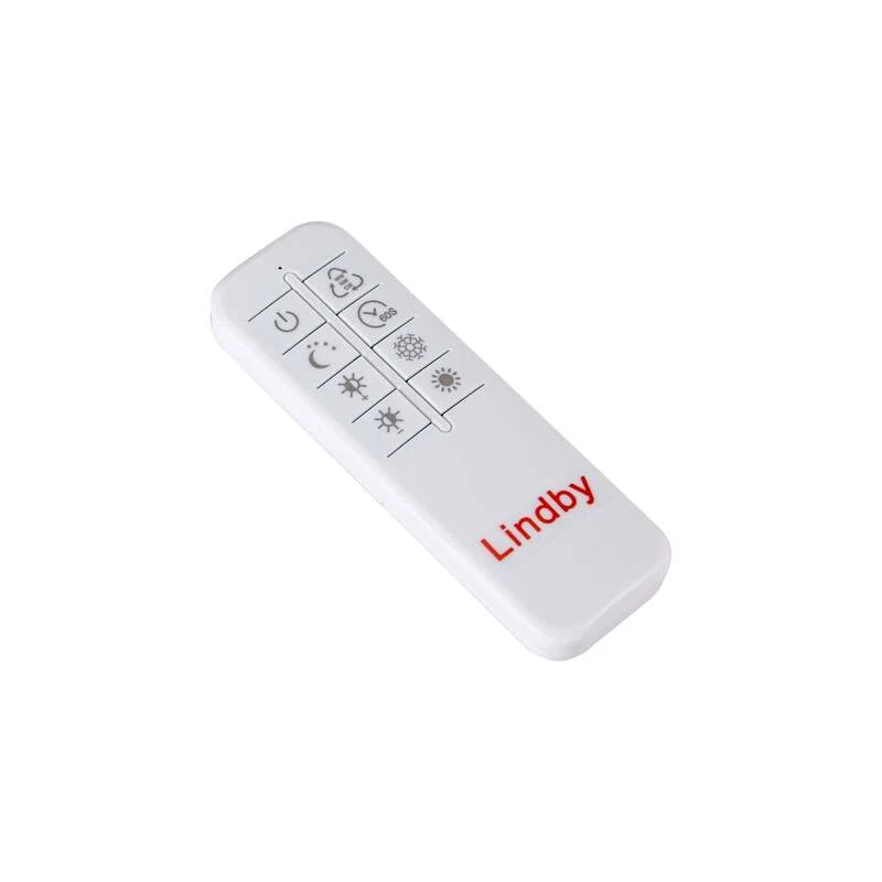 B-Ware Lindby Deckenleuchte Deckenlampe LED Fernbedienung weiß Holz Wohnbereich dimm280
