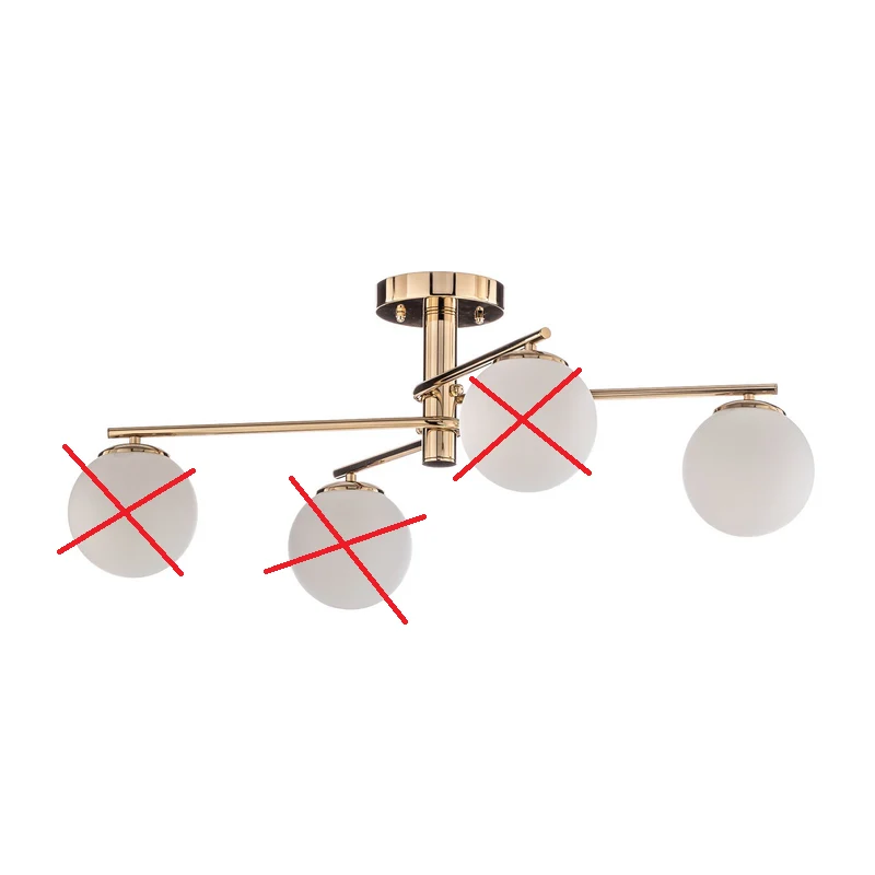 B-Ware Bumerang Deckenleuchte Deckenlampe Leuchte Lampe Deckenlicht Licht SIEHE TEXT