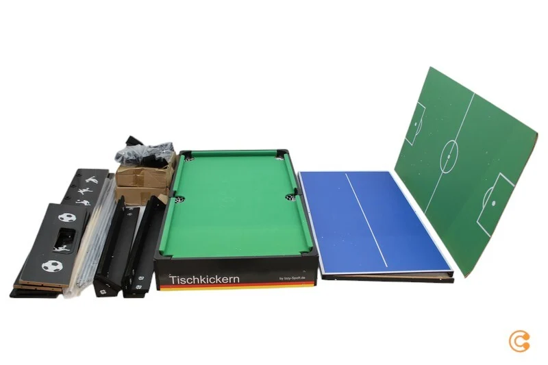 Izzy Multifunktionstisch Spieltisch 4-in-1 Tischfußball Billard SIEHE TEXT/F212