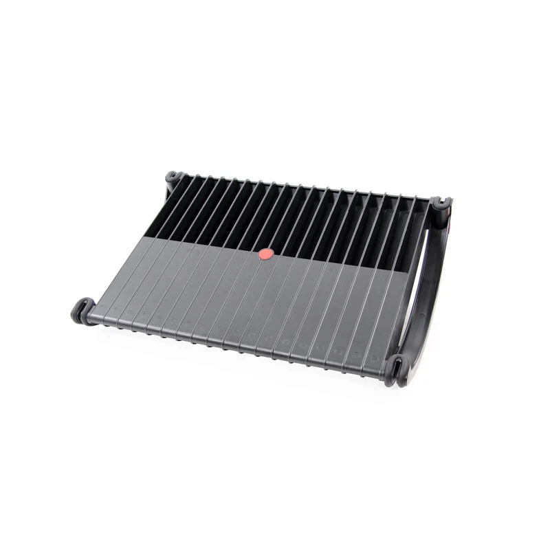 B-Ware hjh OFFICE Fußstütze Ablage PODI Kunststoff schwarz ergonomisch Wippfunktion