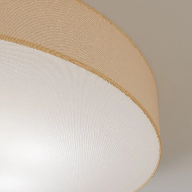 B-Ware TK Lighting Deckenleuchte Rondo beige Ø 80 cm SIEHE TEXT/FOTO