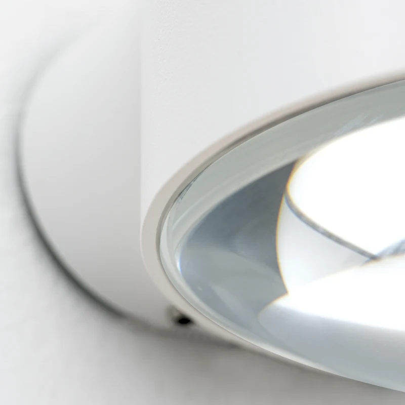 B-Ware ORION LED Außenwandlampe Wandbeleuchtung Tatra weiß Aluminium 11W IP65 dimmbar
