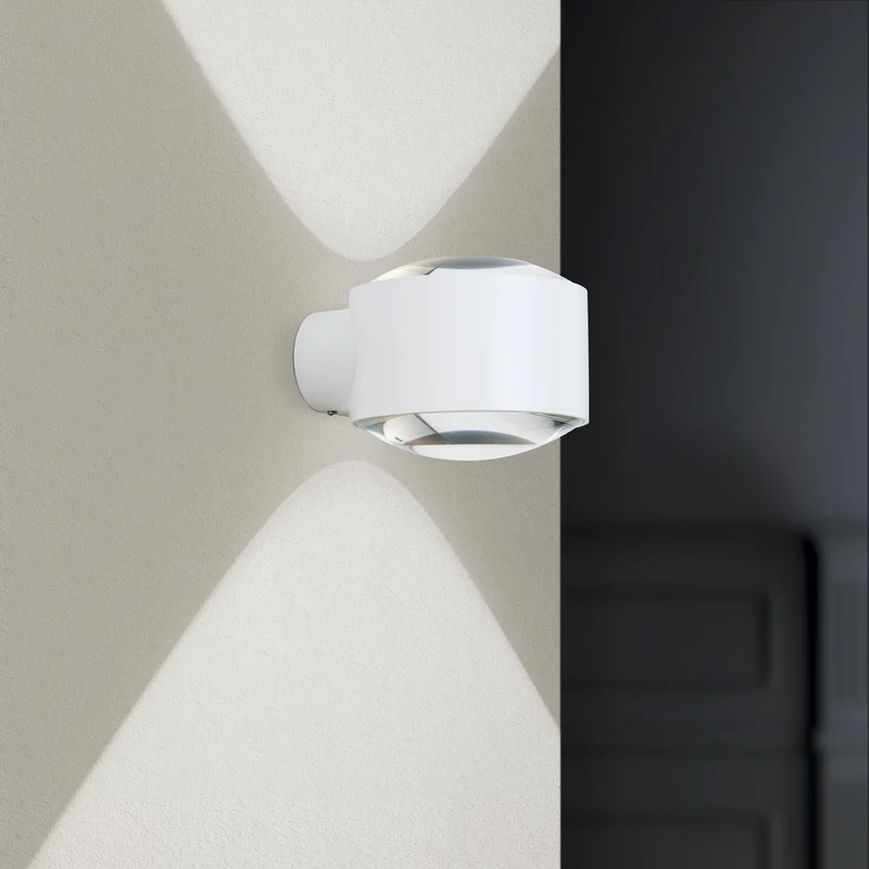 B-Ware ORION LED Außenwandlampe Wandbeleuchtung Tatra weiß Aluminium 11W IP65 dimmbar