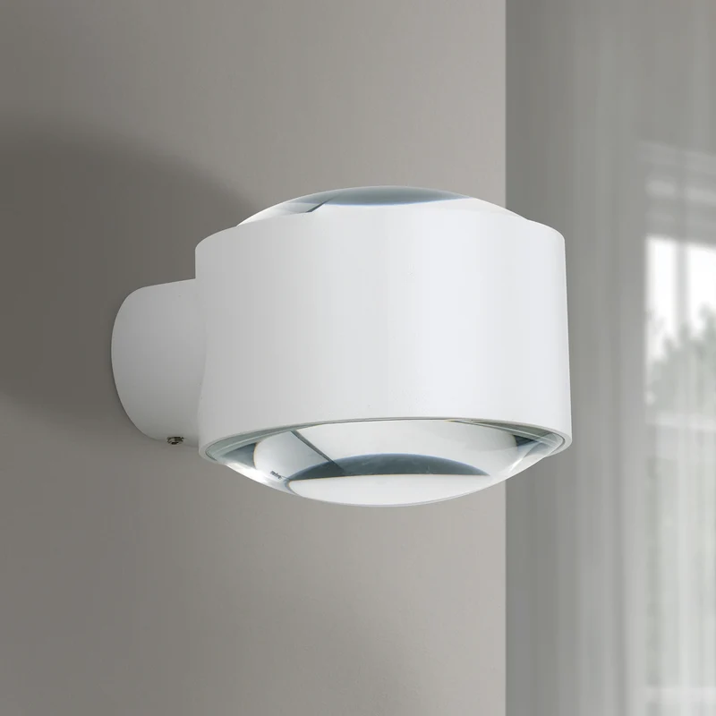 B-Ware ORION LED Außenwandlampe Wandbeleuchtung Tatra weiß Aluminium 11W IP65 dimmbar