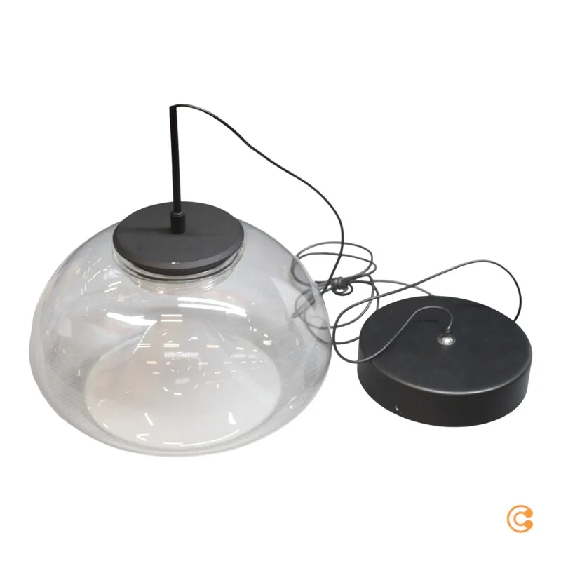 B-Ware FABAS LUCE LED Hängeleuchte Pendelleuchte Brena transparent dimmbar CCT 1-flg