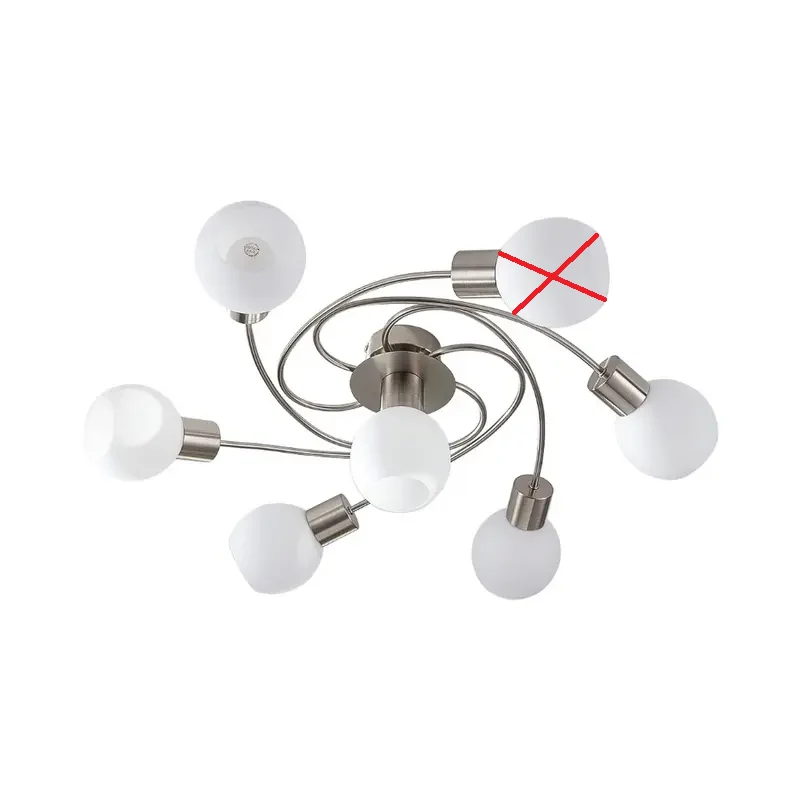 B-Ware Lindby Deckenlampe Leuchte Ciala 7-flammig Glas E14 SIEHE TEXT/FOTO