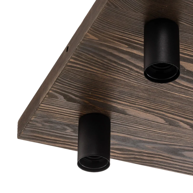 B-Ware Envostar Lobo Deckenlampe Leuchte Deckenbeleuchtung 6-flammig Kiefer grau LED