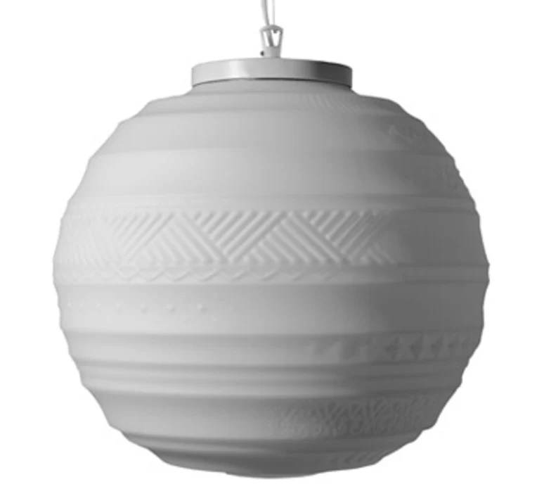 B-Ware Karman Hängeleuchte Braille Pendelleuchte Lampe Designerleuchte 40 cm E27 Weiß