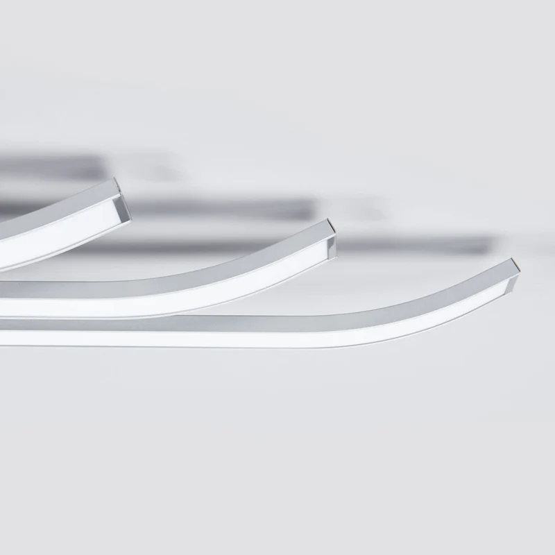 B-Ware Domiluce Deckenlampe Deckenleuchte LED Largo Aluminium Weiss 3 flammig 83 cm