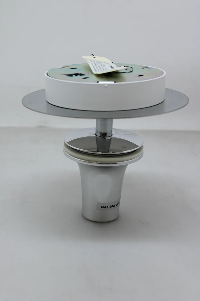 B-Ware Gople Deckenleuchte Lampe Leuchte silber/silber Glas SIEHE TEXT/FOTO