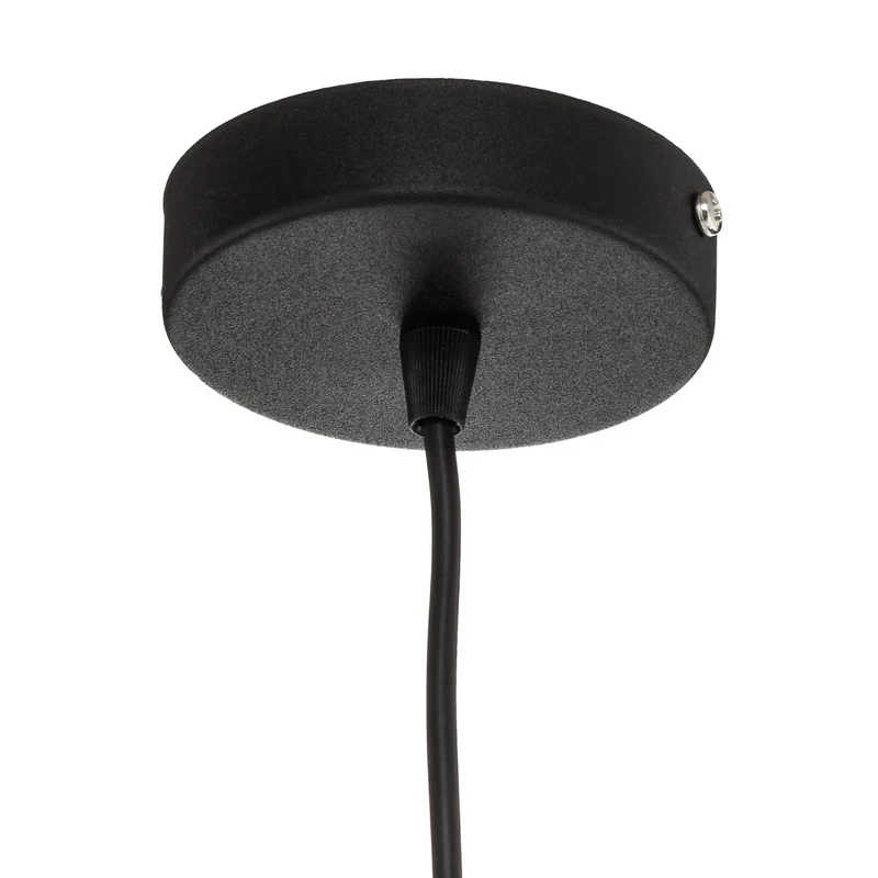 B-Ware HELAM Dali Hängeleuchte Pendelleuchte Lampe einflammig Schwarz Eisen E27 Leuchte