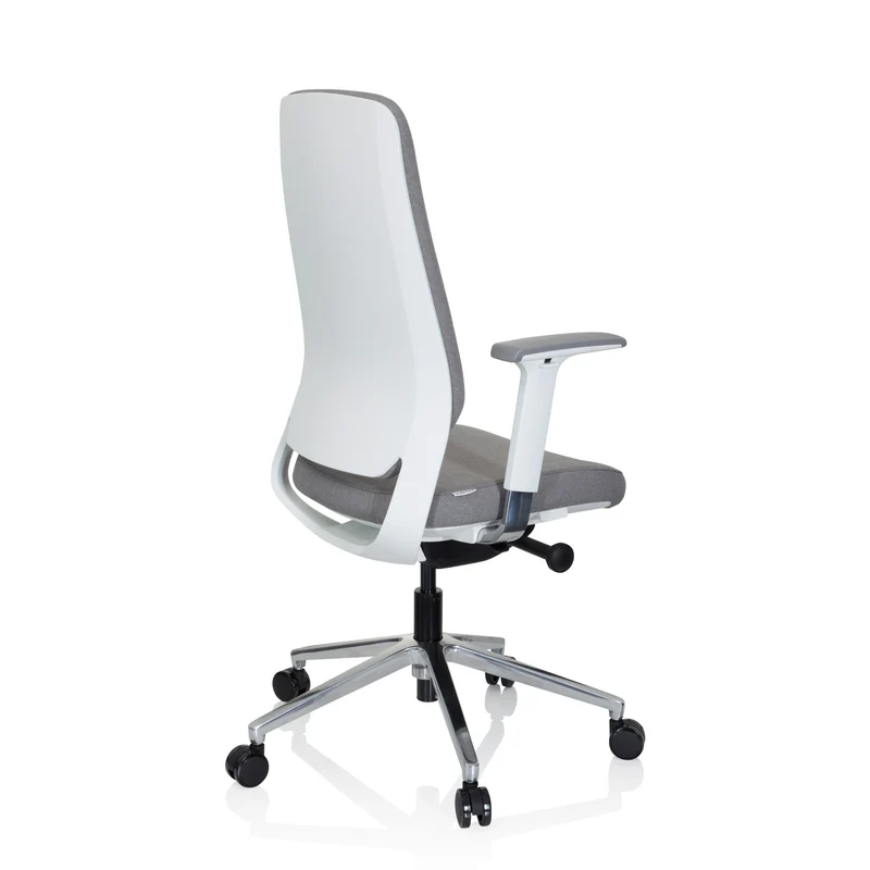 B-Ware hjh OFFICE Bürostuhl Drehsessel Stuhl grau Synchronmechanik Armlehnen Möbel