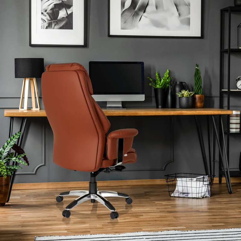 B-Ware hjh OFFICE PRADO Kunstleder Luxus Chefsessel Schreibtischstuhl Drehstuhl Stuhl