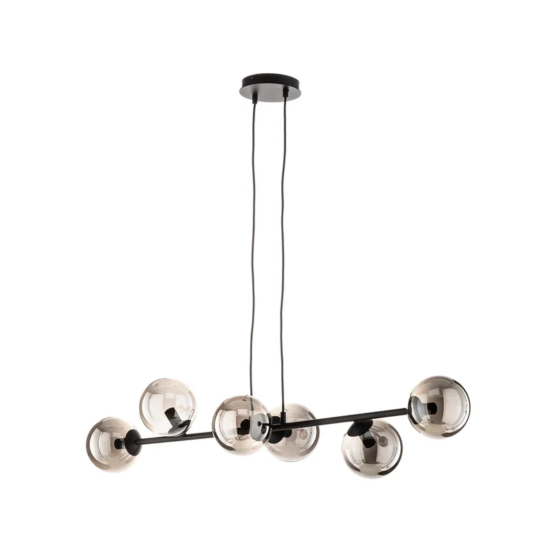 B-Ware Glassy 6-flammige Hängeleuchte Hängelampe Leuchte Lampe Pendelleuchte Licht