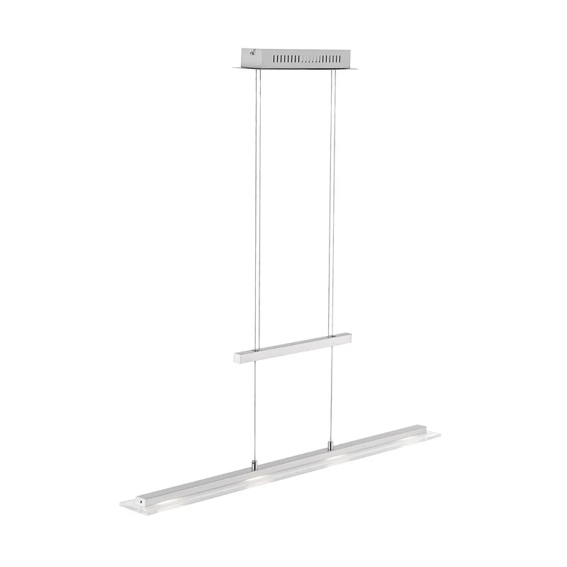 B-Ware FISCHER & HONSEL LED Hängeleuchte Pendelleuchte Tenso Nickel 115 cm Metall CCT