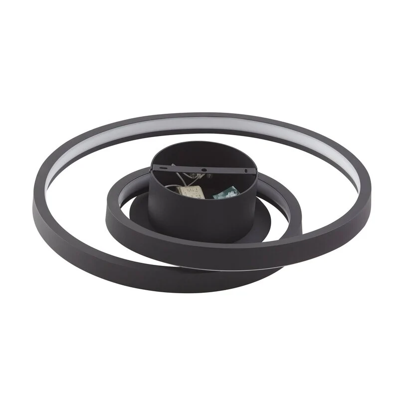 B-Ware Lindby Deckenleuchte Deckenlampe LED Erlinik Schritt dimmbar schwarz