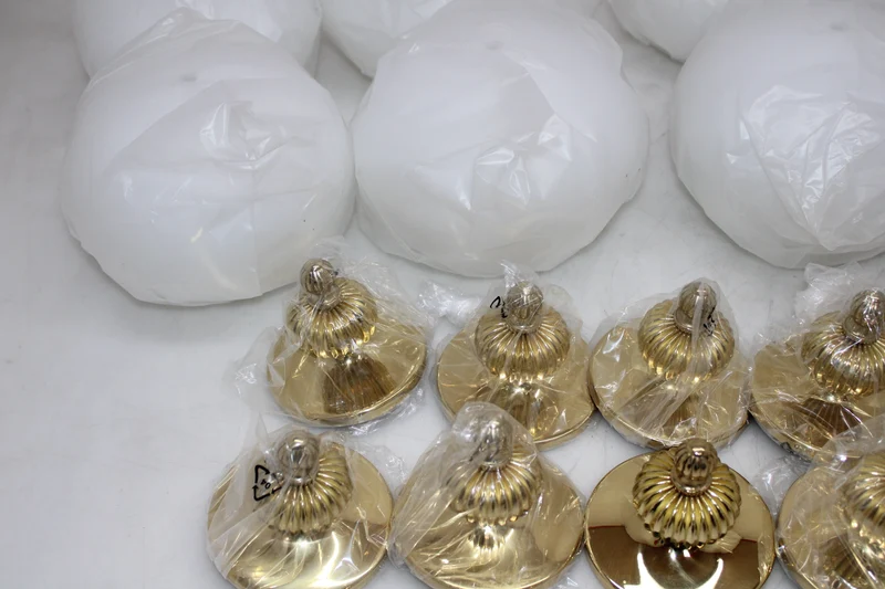 B-Ware ORION Kronleuchter Leuchte Lampe messing Glas 16-flammig Ø 100 SIEHE TEXT/FOTOS