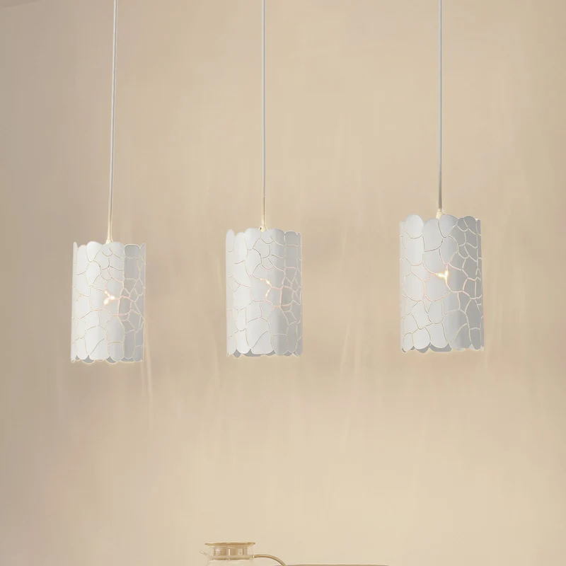 B-Ware Lindby Hängeleuchte Pendelleuchte Aralena weiß 3-flammig E27 LED Länge 92 cm