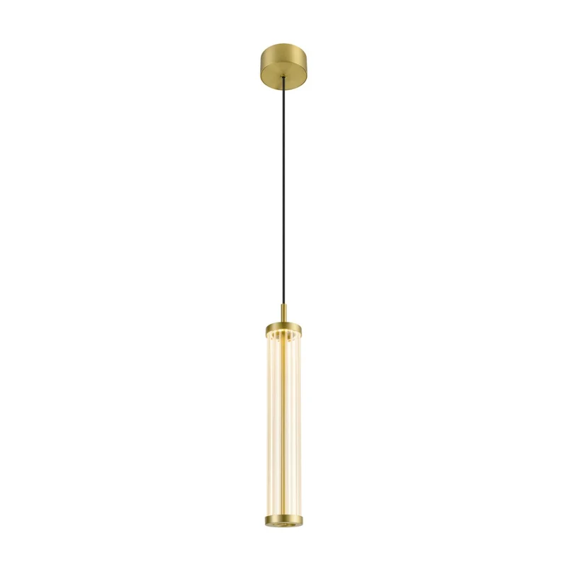 B-Ware SLV QUIMERA PD PHASE 2700/3000K Pendelleuchte Pendellänge 150 cm messing Lampe