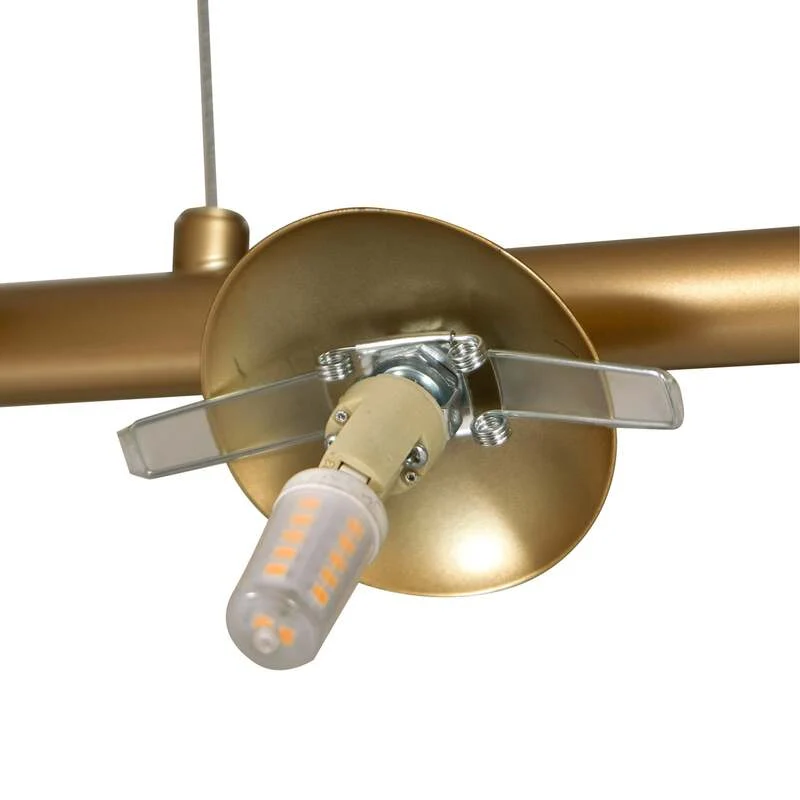 B-Ware Lucande Hängeleuchte Isandro gold opal Deckenlampe Deckenleuchte SIEHE TEXT/FOTO