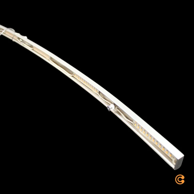 Lindby Pendelleuchte Hängeleuchte LED Manon Glas Metall höhenverstellbar grau