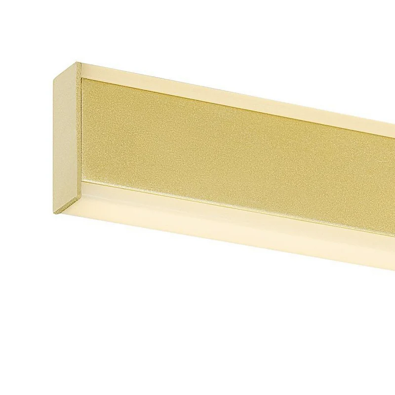 B-Ware SLV Wandleuchte Badlampe LED One Linear messing Aluminium Acryl 52 cm