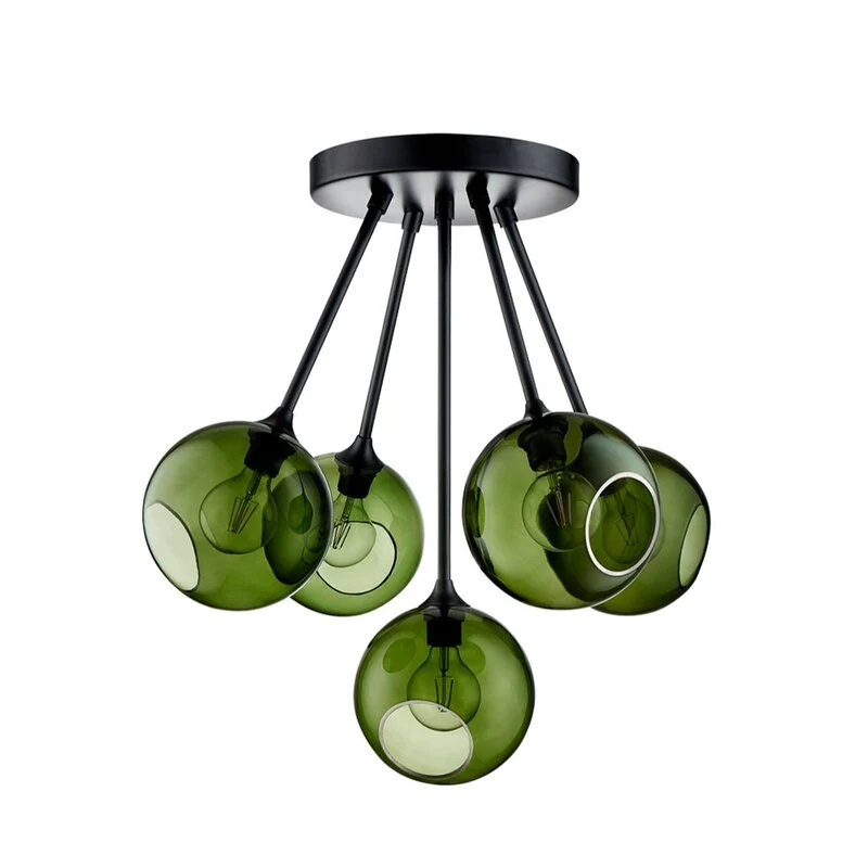 B-Ware DESIGN BY US Ballroom Deckenleuchte Molecule Lampen Glas grün SIEHE TEXT/FOTO
