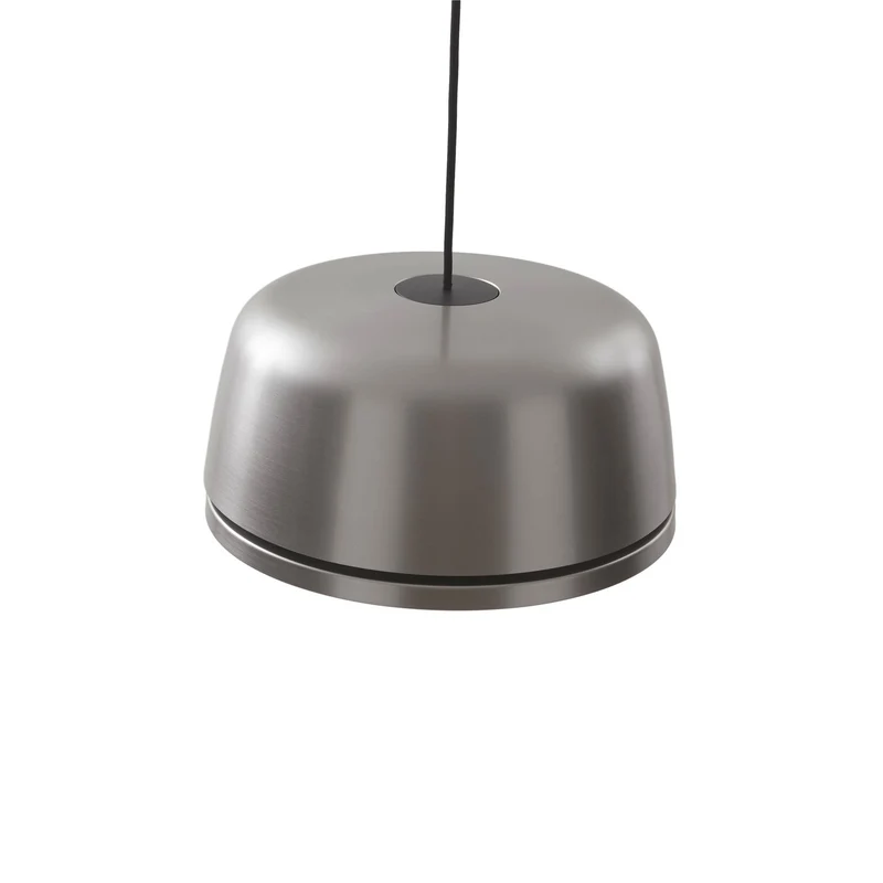 B-Ware Lucande Pendelleuchte Hängeleuchte LED grau Aluminium Wohnraum Beleuchtung