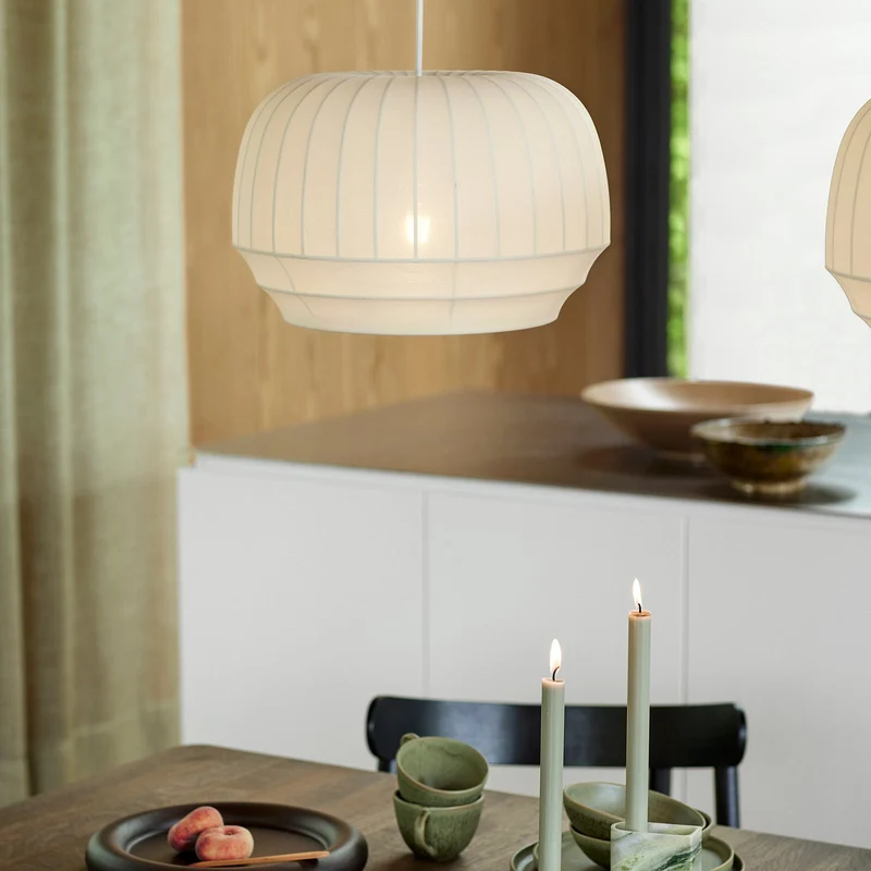 B-Ware Northern Hängeleuchte Pendelleuchte Tradition small Textil offwhite E27