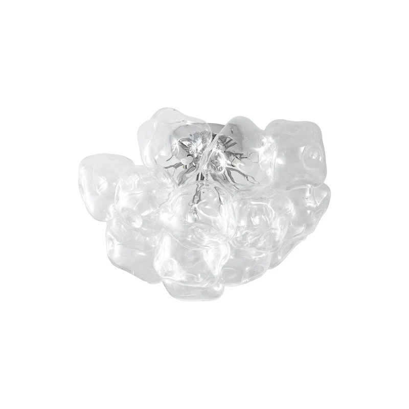 B-Ware Lucande Deckenleuchte Lampe Diborah klar Glas Ø 49 cm G9 SIEHE TEXT/FOTO
