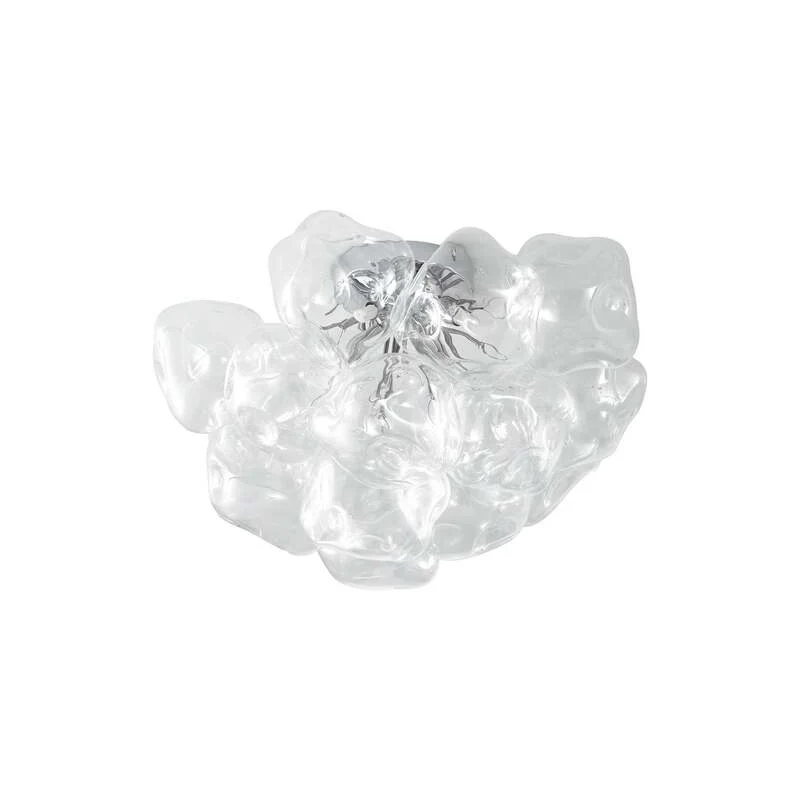 B-Ware Lucande Deckenleuchte Lampe Diborah klar Glas Ø 49 cm G9 SIEHE TEXT/FOTO