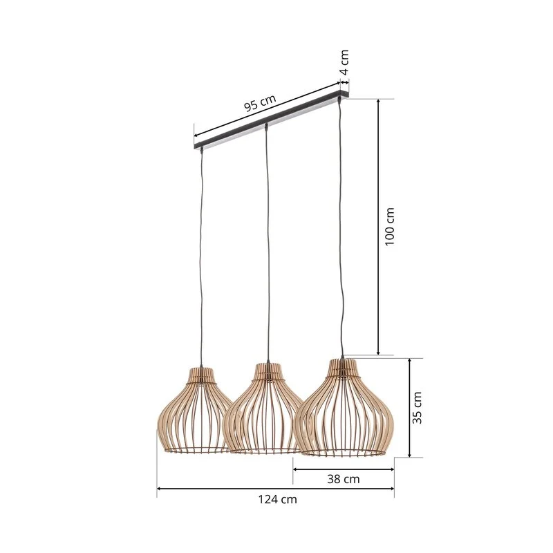 B-Ware Euluna Barrel Hängeleuchte Deckenlampe Pendelleuchte Lampe E27 SIEHE TEXT/FOTO