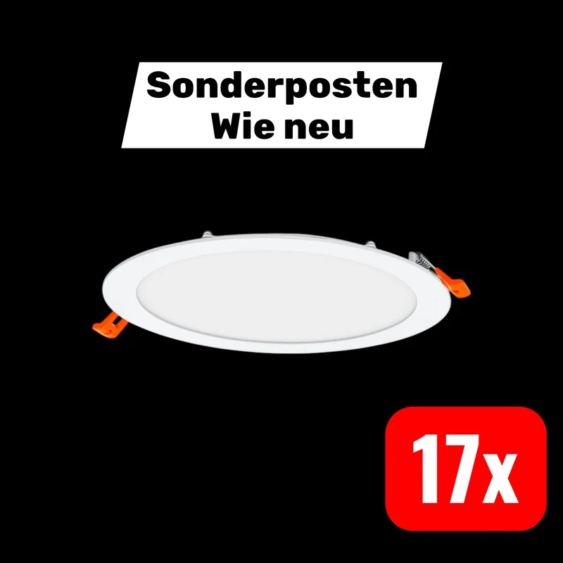 B-Ware LEDVANCE Recess Slim Downlight LED Deckenleuchte Deckenlampe Leuchte 17 STÜCK