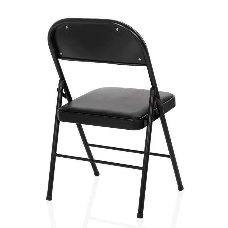 B-Ware hjh OFFICE TUDELA H PU schwarz Konferenzstuhl Besucherstuhl Klappstuhl315