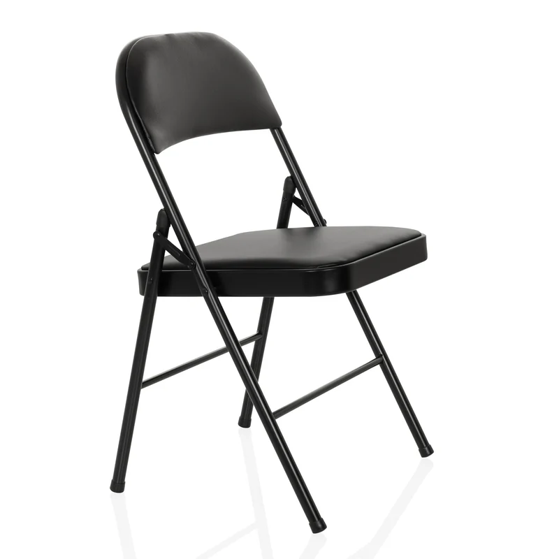 B-Ware hjh OFFICE TUDELA H PU schwarz Konferenzstuhl Besucherstuhl Klappstuhl315