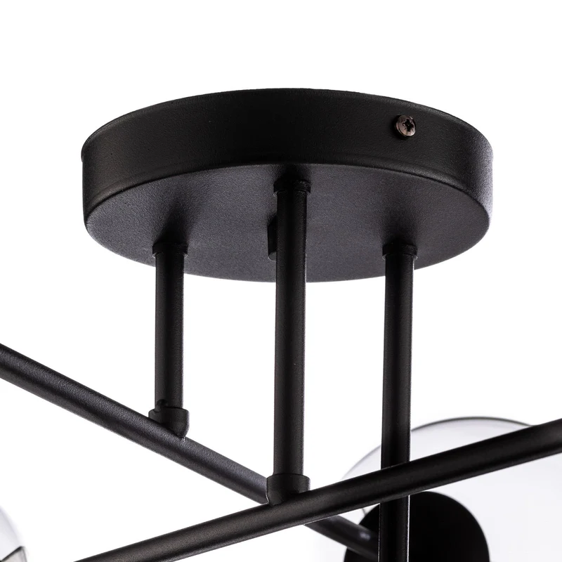 B-Ware Scandinavian Choice Deckenleuchte Glassy Deckenlampen 6-flg. gerade Glas klar