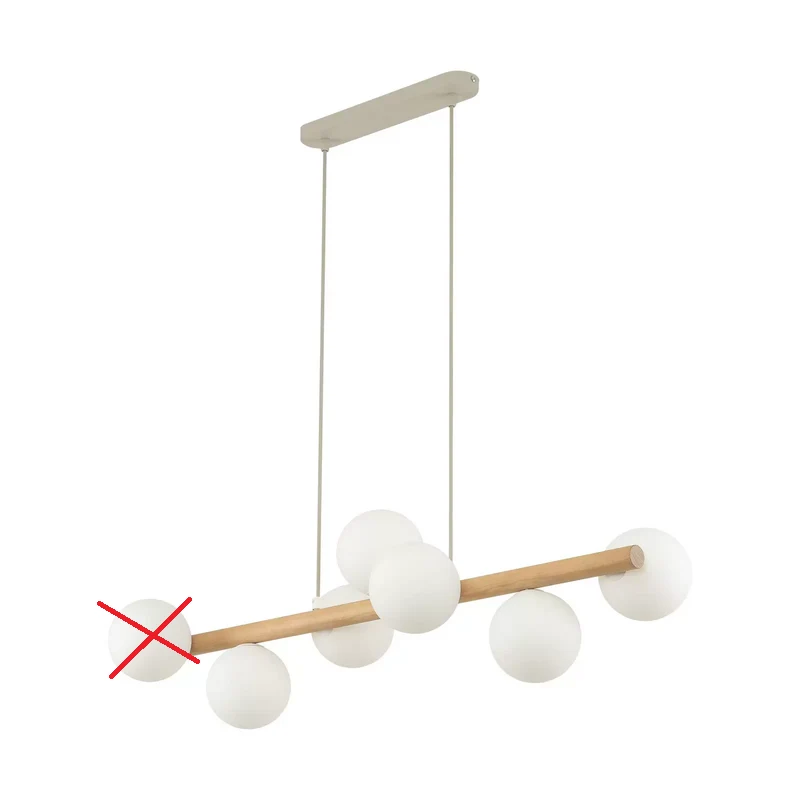 B-Ware Hängeleuchte Estera Opalglas Deckenlampe Deckenleuchte Lampe SIEHE TEXT/FOTO