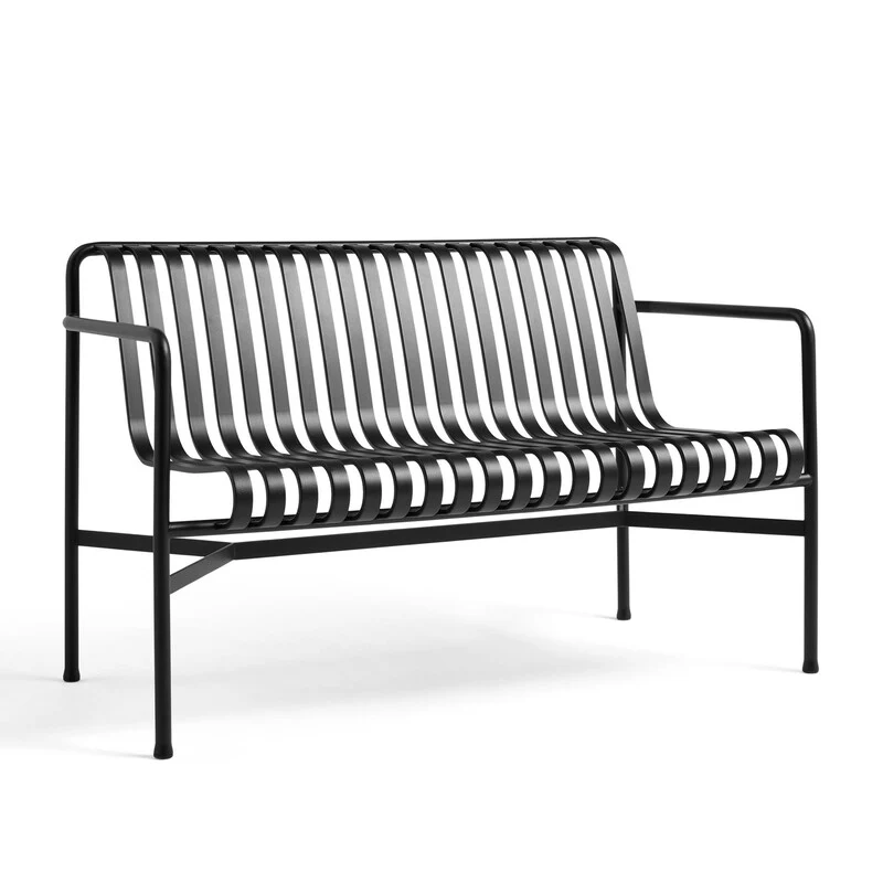 B-Ware Hay Dining Bench Palissade Bank Gartenbank Sitzbank Outdoorbank SIEHE TEXT